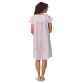thumbnail image 3 of Aria 100% Cotton Short Sleeve Scoop Neck Nightgown with Pockets, Women’s sizes S-5X, 3 of 7