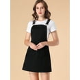 thumbnail image 2 of Falda de Tirantes Allegra K Vestido General Negro L, 2 of 6