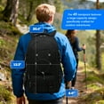 thumbnail image 4 of Besttravel Hiking Backpack, 45L Large Travel Backpack for Women Men, Laptop Bag with USB Charging Port Carry On Backpacks, Waterproof Casual Daypack for Weekender Trips, Business & Hiking, 4 of 9