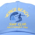 thumbnail image 2 of DALIX Surf Venice Beach Ball Cap Embroidered Hat in Light Blue, 2 of 7