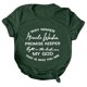 thumbnail image 5 of Gibobby Playera de Manga Corta con Cuello Redondo Casual Tops Camiseta corta Impresión Blusa suelta O-cuello Mangas Mujer Blusa de mujer(Verde,XL), 5 of 5