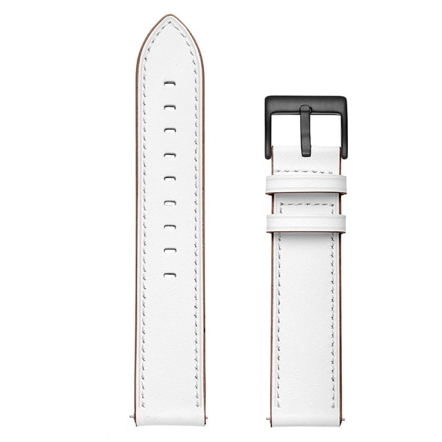 20mm Leather Watch Strap with Quick Release Pins, Universal Replacement Band for Most Watches, Comfortable Gift Choice