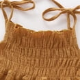 thumbnail image 6 of Baby Girls Sleeveless Solid Romper Sling Backless Jumpsuit Outfits Outfits for Baby Girl Girls Jumpsuits and Rompers 7-16 Girl Preemie Dresses 9 Months Baby Girl Dress 2t Summer Girl Clothes, 6 of 7
