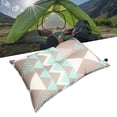thumbnail image 1 of Automatic Inflatable Pillow High Elasticity Compression Foam, Ethnic Style Camping Pillow Easy to Carry, Suitable for Camping, 1 of 7