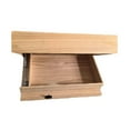 thumbnail image 4 of Estante flotante de almacenamiento rústico que ahorra espacio, organizador decorativo para el hogar Color de madera, 4 of 9