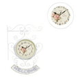 thumbnail image 6 of Masteelf  Wall Clock Traditional Brown Oversized Vintage Decor Home Work White, 6 of 8