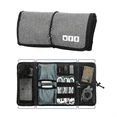 thumbnail image 2 of Bolsa organizadora de cables electrónicos, bolsa de viaje para cargadores de cables, estuche organizador para baterías externas, cables USB, color gris, 2 of 7