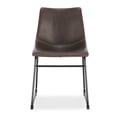 thumbnail image 2 of Edgemod Brinley Dining Chair in Brown (Set of 2), 2 of 6