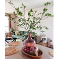 thumbnail image 3 of Artificial Plant, 3pcs 43.3 Inch Faux Greenery Stems Fake Tree Branches Ficus Twig Leaves for Vase Filler Shop Garden Office Home Decoration, 3 of 5