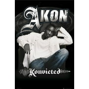 Akon Poster Konvicted New 24x36