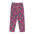 thumbnail image 5 of Xecao Summer Flamingo Women's Straight Lounge Pajama Pants: The Epitome of Relaxed Sleepwear, 5 of 9