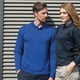 thumbnail image 2 of Henbury - Polo de manga larga con control de la transpiracion Modelo Coolplus hombre caballero (Azul Real), 2 of 2