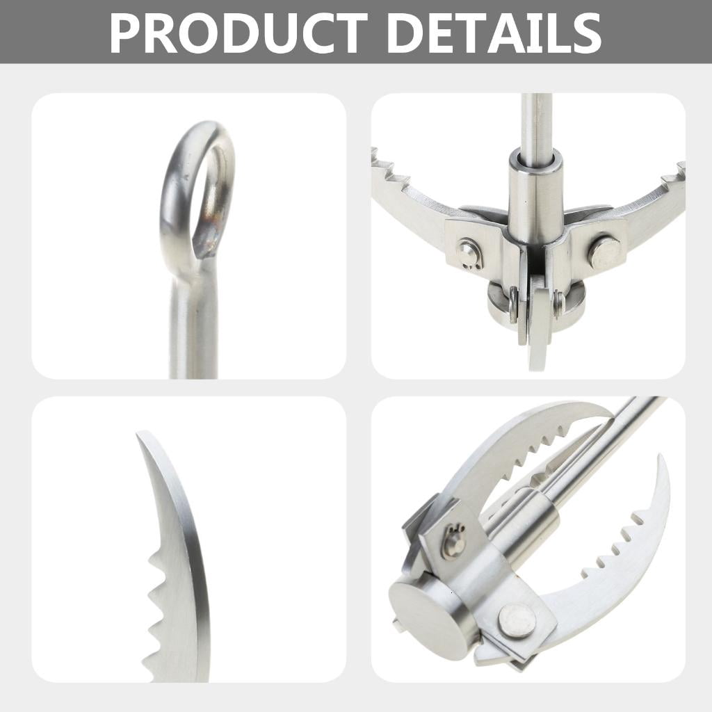 7829 Rock Climbing Hook Flying Claw Grappling Hook Survival Hook Steel Outdoor Claw Tool Climbing Grappling Hook