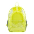 thumbnail image 3 of Fuel Unisex Clear Backpack and Drawstring Bundle, Citrus Yellow, 3 of 6