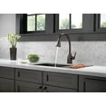 thumbnail image 7 of Delta 9183T-Dst Mateo 1.8 GPM Single Hole Kitchen Faucet - Black, 7 of 7
