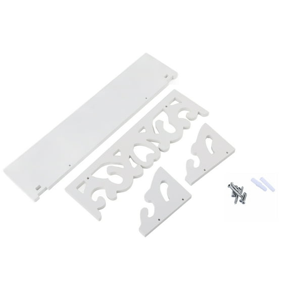 Furniture Home Decor Stand Carved Floating Shelf, Wall Mounted Rack, Wall Shelf For Bedding Room Living Room Kids Room Study