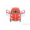 thumbnail image 2 of 1967 Volkswagen Classical Beetle Hard Top, Orange w/ White - Kinsmart 5373D - 1/32 Scale Diecast Model Toy Car (Brand New but NO BOX), 2 of 4