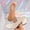 Beige, variant on Women's Block Heeled Sandals Chunky Heels Square Open Toe Slip on Backless Mules Heeled Slippers Dressy Party Prom Wedding Shoes Orange 7(39)
