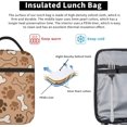 thumbnail image 5 of Blue Black Camouflage Lunch Bag for Women Men Reusable Insulated Lunch Box Portable Leakproof Thermal Lunch Tote Bags Lightweight Lunchbox with Side Pocket for Adult Office Work Picnic Hiking, 5 of 6