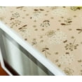 thumbnail image 4 of Microwave Oven Cover Dustproof Cotton Machine Protector Decorative Kitchen Appliance Cover with Side Storage Pockets(Gray Dandelion), 4 of 7