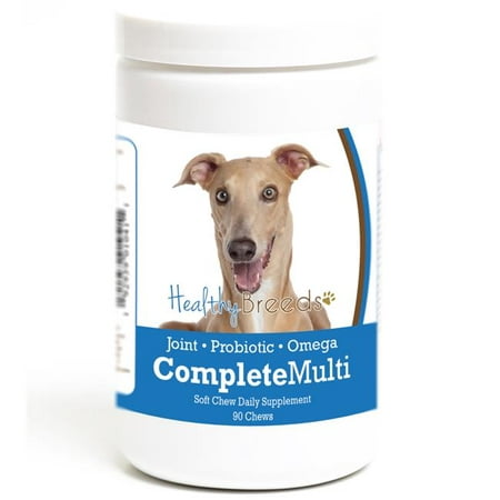 Healthy Breeds 192959010411 Italian Greyhound all in one Multivitamin Soft Chew - 90 Count