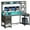 Gray, variant on Uforic Computer Desk with Hutch& Led Light, Gaming Desk with Power Outlets, Home Office Desk, Gray