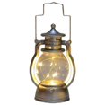 thumbnail image 1 of Battery Powered Vintage Hurricane Lantern Plastic LED Lamp with Dimmer Switch, 1 of 3