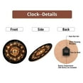 thumbnail image 7 of Starry Spiral Wall Clock Decorative Art Piece 10-Inch Silent Wooden Wall Clock, Battery Operated (AA Batteries Not Included), Artistic Home Decor, 7 of 7