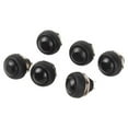 thumbnail image 1 of 6pcs Waterproof Momentary On / Off Reset Push Button Switch for Car Boat (Black), 1 of 3