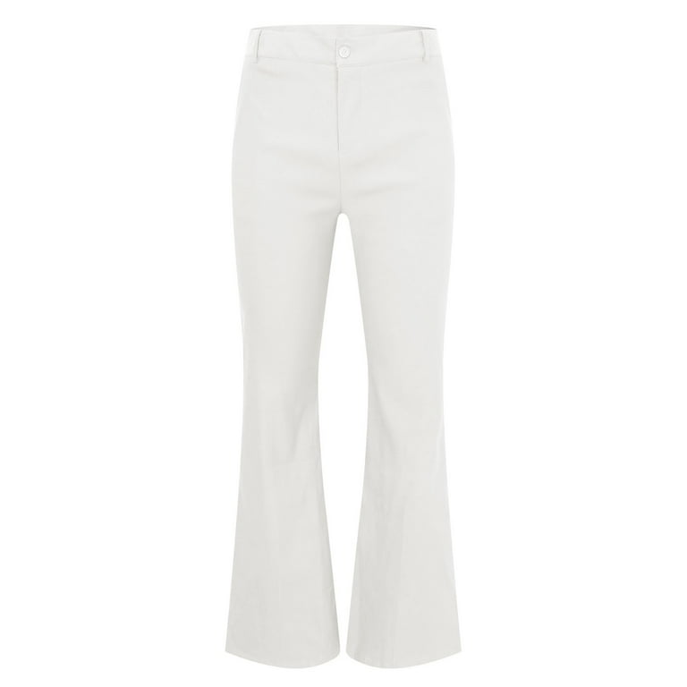 GHSOHS Mens Bell Bottom Pants High Waist Chinos Pants Vintage 70S