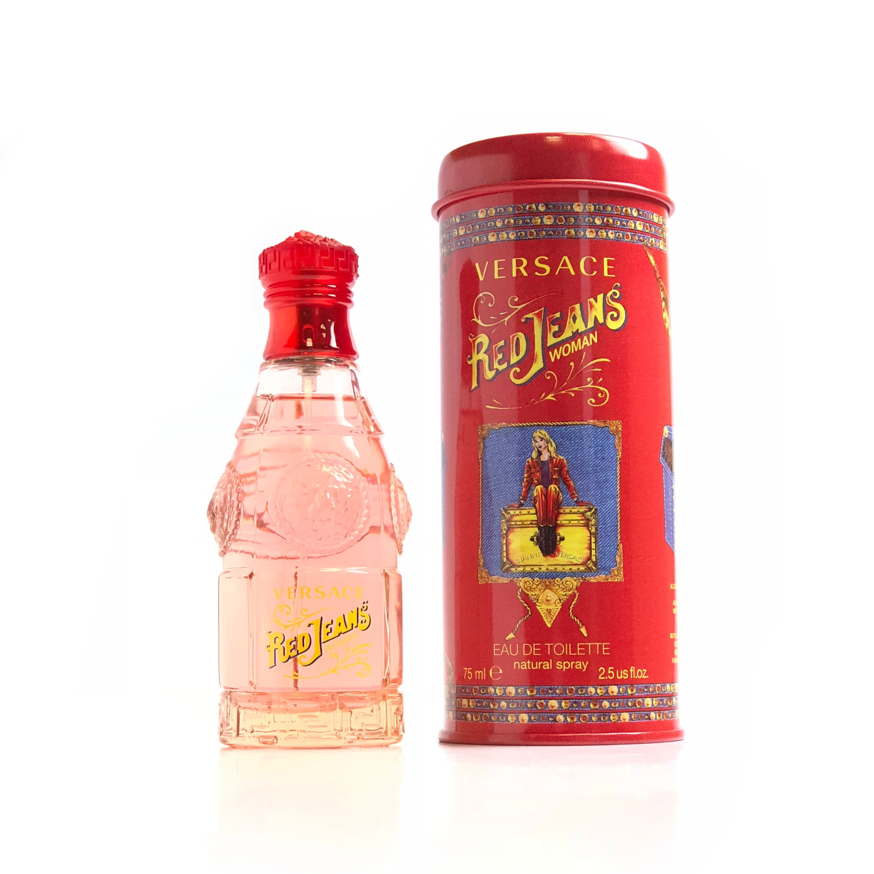 Versace Red Jeans For Women Eau De Toilette 2.5 oz 75 ml Spray Walmart