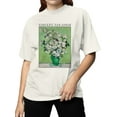thumbnail image 2 of Vincent van Gogh White Roses Women's T-shirt, 2 of 3