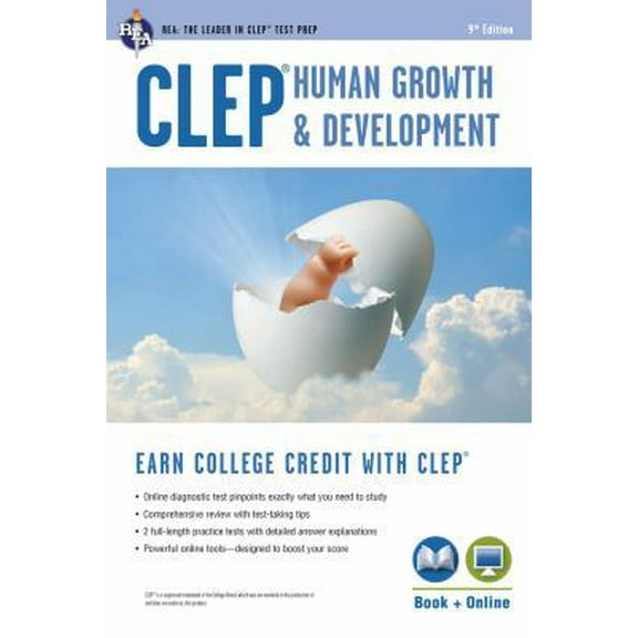 Pre-Owned Clep(r) Human Growth & Development Book   Online (Paperback) 0738611794 9780738611792