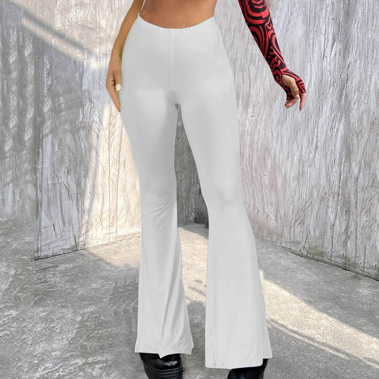 Ierhent Flare Leggings Wide Leg Yoga Pants High Waisted Adjustable