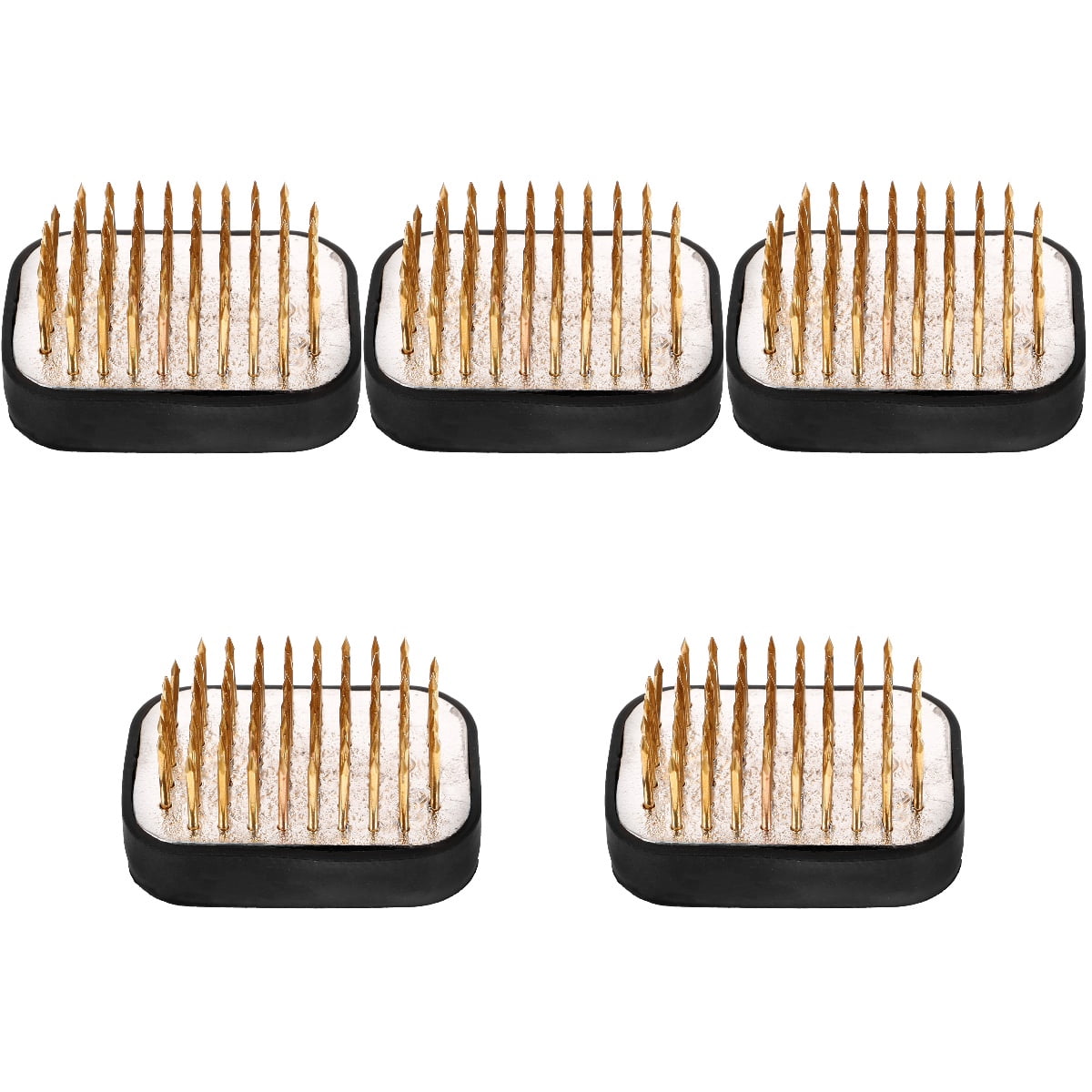 OUNONA 5-Pack Flower Arrangement Holders Floral Frog Pins for Vase Pot and Flower Craft Accessories