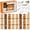 8 Pcs#2, variant on Joyfy 12 Pcs Thanksgiving Christmas Crackers Party Table Favor, No Snap Fall Leaves&Pumpkins Design, with Party Hat Joke & Little Gift for Xmas Holiday Dinner Traditions