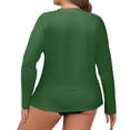 thumbnail image 5 of UV Protection Shirts for Women Long Sleeve Athletic Shirts UV Sun Protection Quick Dry Workout Fishing Lightweight Tops, 5 of 5