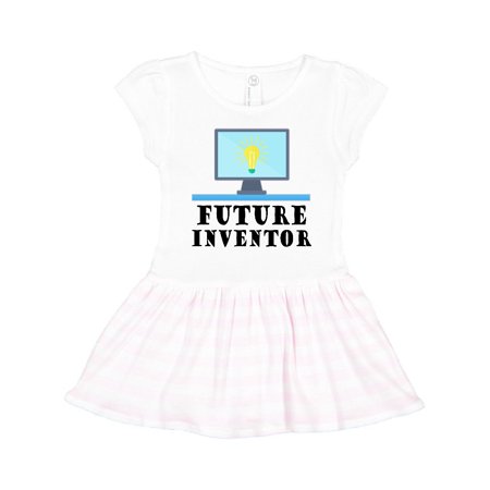 

Inktastic Future Inventor Computer Occupation Gift Toddler Girl Dress