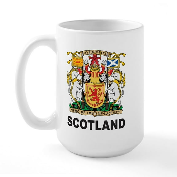 CafePress - Scotland Large Mug - 15 oz Ceramic Large White Novelty Mug