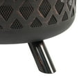 thumbnail image 6 of Best Choice Products 36in Outdoor Firebowl Fire Pit Stove w/ Bronze Finish for Patio, Backyard, Garden - Black, 6 of 7