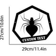 thumbnail image 3 of Custom Decor , Metal Spider Wall Art , Customized Wall Art, Custom Large Metal Wall Art, Home Decoration, Personalized Unique, 3 of 6