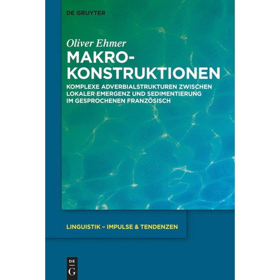 Linguistik - Impulse & Tendenzen Makrokonstruktionen, Book 86, (Hardcover)