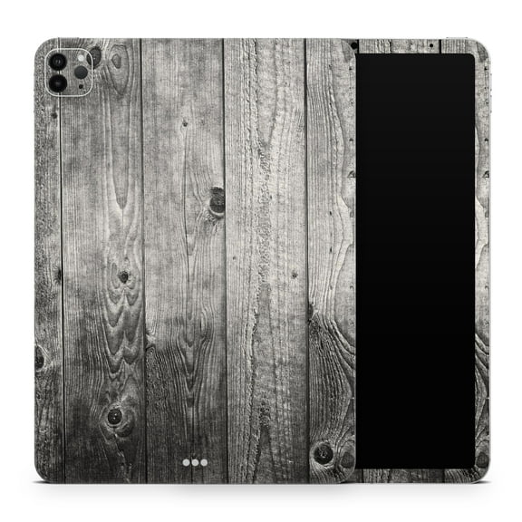DesignSkinz Dark Washed Wood Planks Full-Body Skin Decal Wrap Cover for iPad (A1219/A1337)
