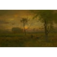 thumbnail image 3 of George Inness 18x13 Black Modern Framed Museum Art Print Titled - Sunrise (1887), 3 of 5