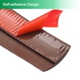 thumbnail image 3 of Unique Bargains Floor Transition Strip 3.3Ft 1 Meter Self Adhesive for Height 3mm Dark Brown, 3 of 6