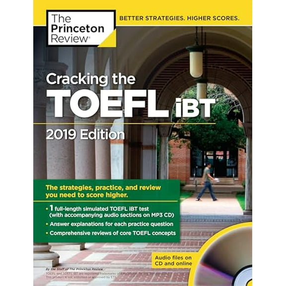 Pre-Owned Cracking the TOEFL iBT with Audio CD, 2019 Edition: The Strategies, Practice, and Review You Need to Score Higher (College Test Preparation), 9780525567882, 0525567887, Paperback,