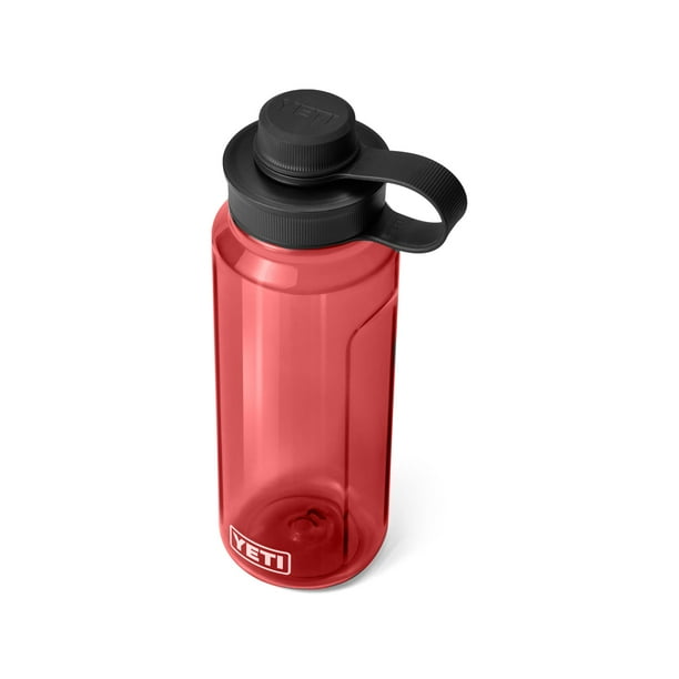 Botella de agua YETI Yonder Rescue Red de 1 L/1000 ml con tapa de amarre