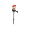 thumbnail image 2 of Solar Resin House Ground Mounted Lamp Outdoor Waterproof LED Lamp, 2 of 6