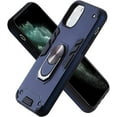 thumbnail image 3 of Case for iPhone 11 Pro with Built-in 360° Rotating Ring Kickstand Cover, Military-Grade Drop Protection Phone Case, Back Case for iPhone 11 Pro (5.8 inch), Blue, 3 of 5
