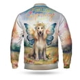 thumbnail image 2 of Welcome Spring Fairy Afghan Hound in Flower Meadow All Over Print 3D Baseball Jacket Dog Lover Bomber Jacket Softball - 13002, 2 of 6